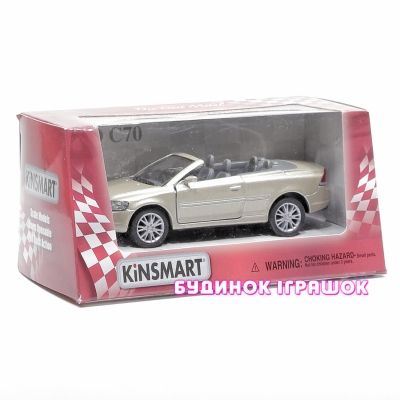 Транспорт і спецтехніка - Іграшка машина металева інерційна Kinsmart Volvo C70 у кор (KT5306W)#2