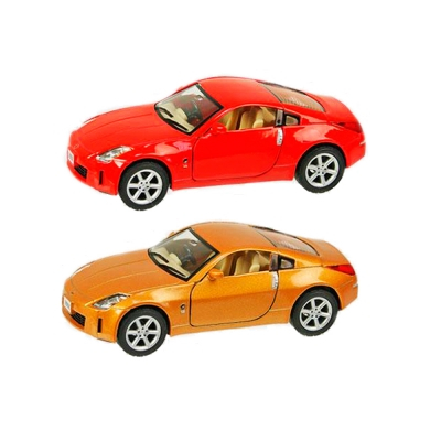 Транспорт і спецтехніка - Автомодель металева інерційна Kinsmart Nissan Fairlady 350Z (KT5061W)#3