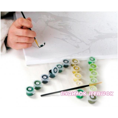 Товары для рисования - Рисование по номерам Взгляд хищника Идейка (MG1003)#3