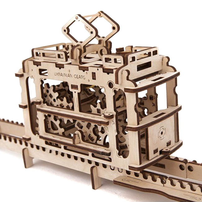 3D-пазлы - Трехмерный пазл Ukrainian gears Трамвайчик механический (6000814)#2