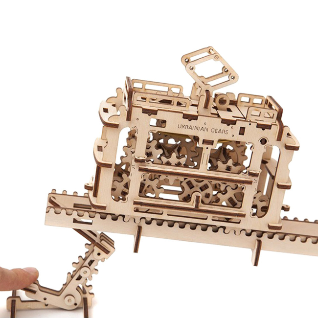 3D-пазли - Тривимірний пазл Ukrainian gears Трамвайчик механічний (6000814)#3