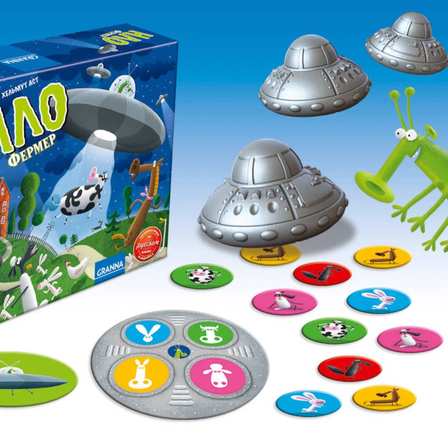 Настільні ігри - Настільна гра Granna  НЛО Фермер (82074)#2