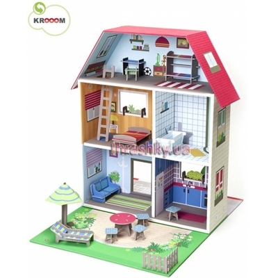 Мебель и домики - 3D-набор Krooom Кукольный дом Мюриэль (K-304)#2