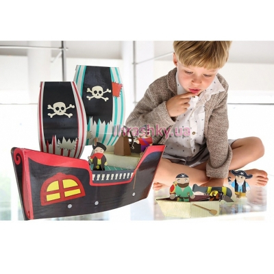 3D-пазлы - Конструктор Krooom Пиратский корабль Купер 3D (K-307)#2