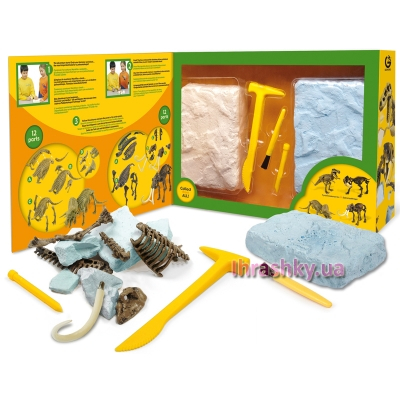 Наборы профессий - Набор юного палеонтолога Geoworld Трицератопс и Мамонт (CL167K)#2
