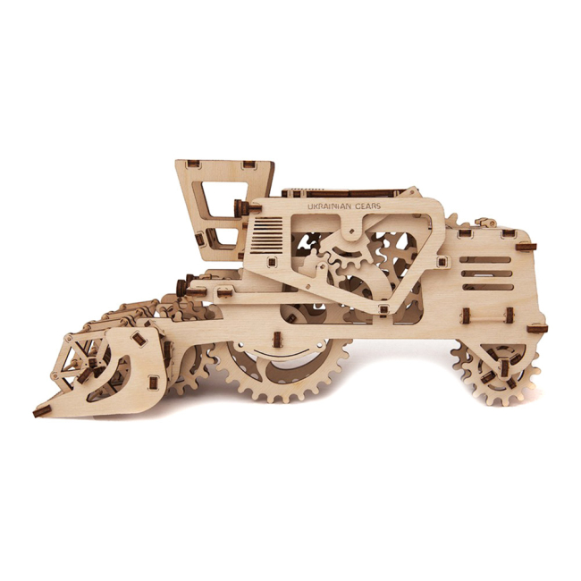 3D-пазлы - Трехмерный пазл Ukrainian gears Комбайн механический (6075906)#3