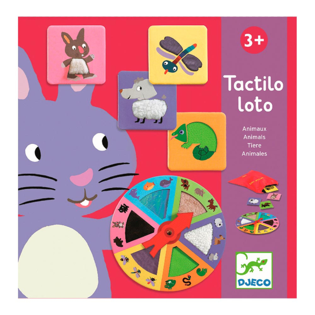 Настольные игры - Тактильное лото DJECO Животные (DJ08129)#2