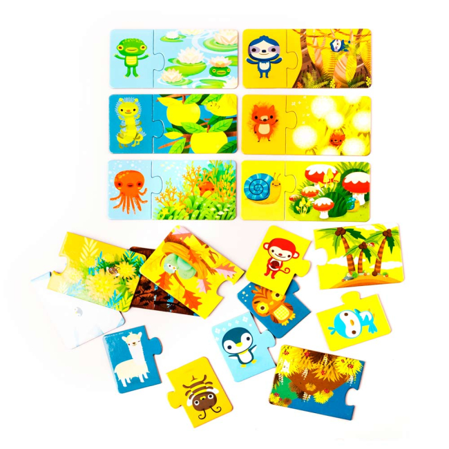 Пазлы - Игра настольная DJECO Прятки (DJ08156)#2