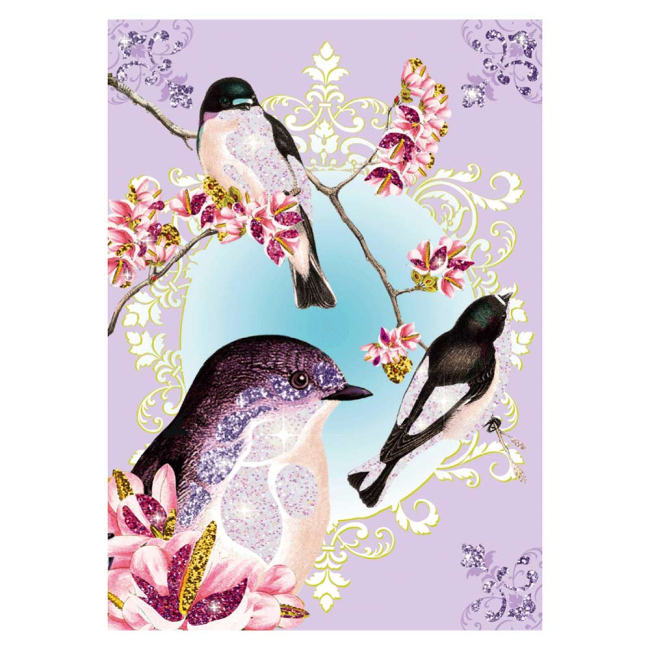 Товары для рисования - Набор для рисования блестками DJECO Птицы с блестками (DJ09501)#3