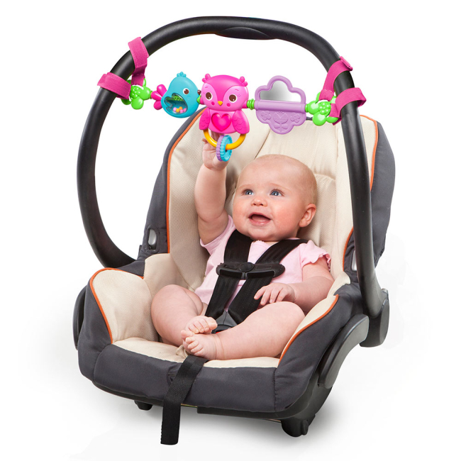 Підвіски, мобілі - Ігровий музичний набір Веселий пташки Bright Starts (52159)#3