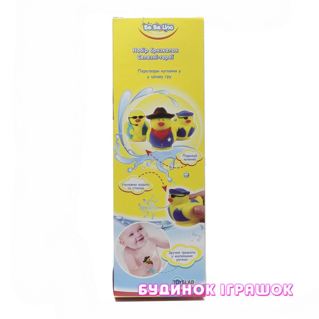 Іграшки для ванни - Іграшка для ігор у воді BeBeLino Селезні-герої(57052)#4
