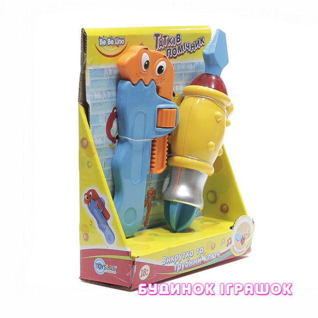 Развивающие игрушки - Развивающая игрушка Отвертка и трубный ключ BeBeLino (57065)#2