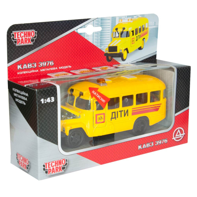 Транспорт і спецтехніка - Автомодель Дитячий автобус КАВЗ Технопарк (CT10-069-5)#2