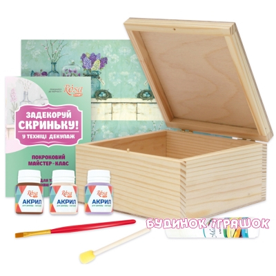 Наборы для творчества - Набор для творчества Шкатулка Весенние букеты Rosa (N000014)#2