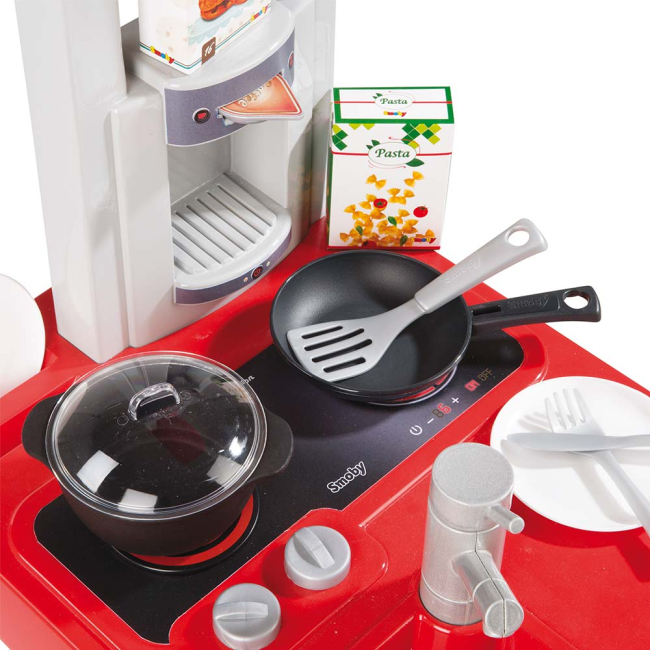 Детские кухни и бытовая техника - Игровой набор Интерактивная кухня Bon Appetit с аксессуарами Smoby (310800)#3