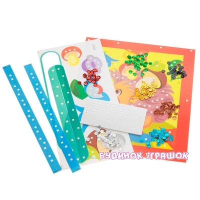 Наборы для творчества - Аппликация с пайетками Fantazer Ежик (257033)#2