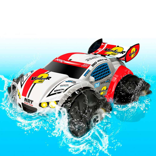 Радіокеровані моделі - Машинка-амфібія Nikko VaporizR 2 на радіокеруванні червона (94157)#5