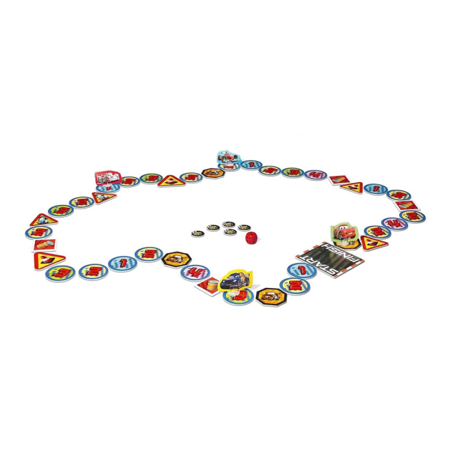 Настольные игры - Настольная игра Тачки 2 Чемпион гонок Ravensburger (22156)#2