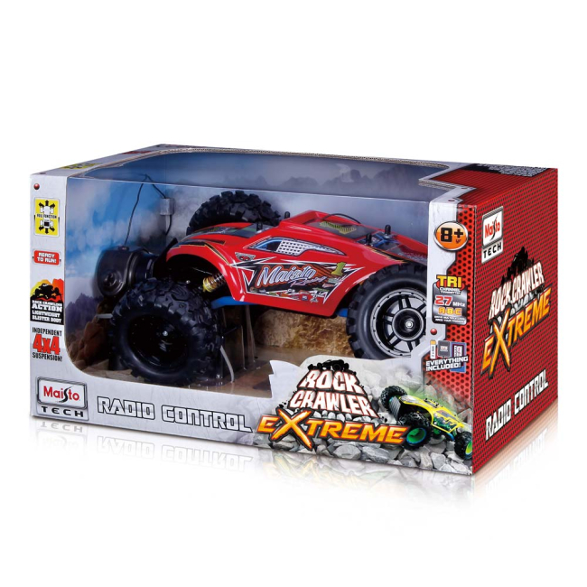 Радиоуправляемые модели - Автомодель Maisto Rock crawler extreme на радиоуправлении красная (81156 red)#2