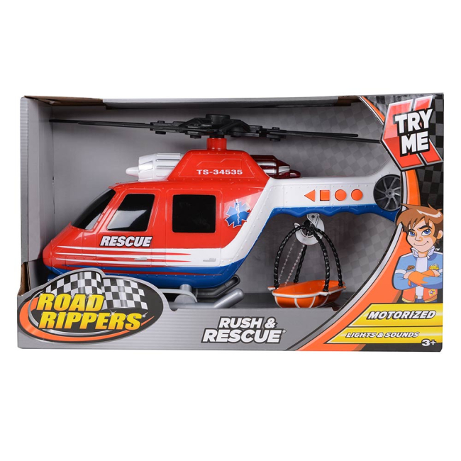 Транспорт и спецтехника - Спасательная техника Вертолет со светом и звуком  (34565)#2
