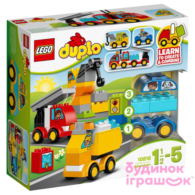 Конструкторы LEGO - Конструктор LEGO DUPLO Мои первые машины и грузовики (10816)#7