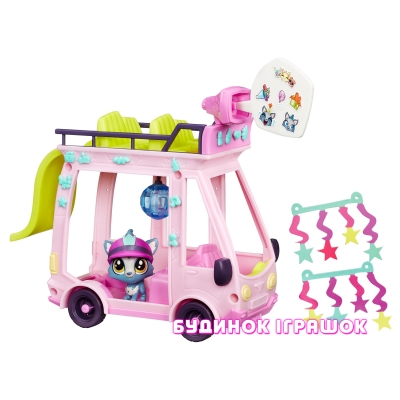 Фигурки персонажей - Игровая фигурка Littlest Pet Shop Автобус (B3806)#2