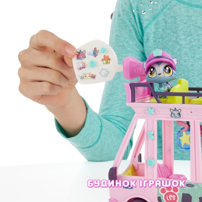 Фигурки персонажей - Игровая фигурка Littlest Pet Shop Автобус (B3806)#4