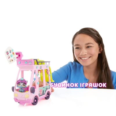 Фигурки персонажей - Игровая фигурка Littlest Pet Shop Автобус (B3806)#5