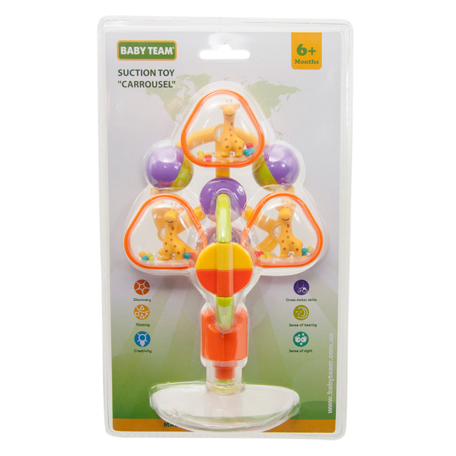 Розвивальні іграшки - Іграшка-брязкальце Карусель Baby Team (8455)#2
