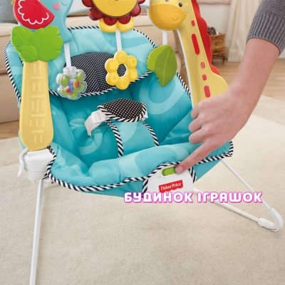 Кресла-качалки - Музыкальное массажное кресло Растём вместе Fisher-Price (BFB14)#4
