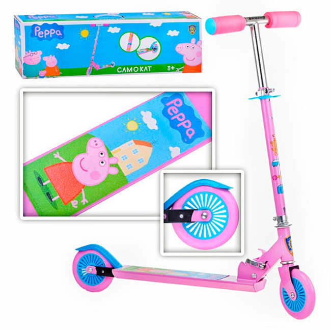 Самокаты - Самокат Peppa Pig двухколесный (Т57589)#2