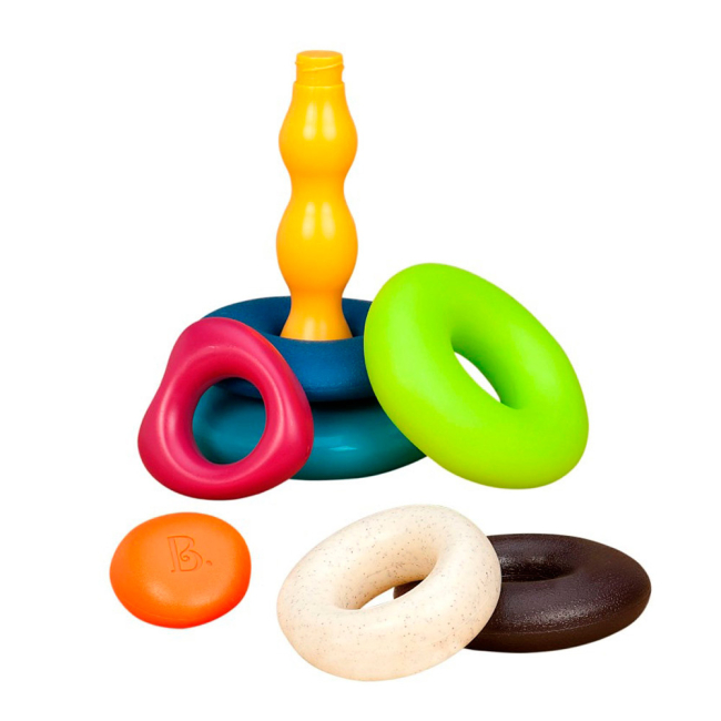 Развивающие игрушки - Пирамидка Battat Морские камешки (BX1372Z)#2