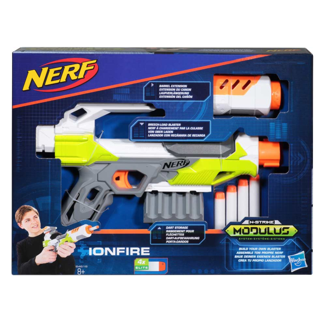 Помповое оружие - Бластер игрушечный Nerf N-Strike Modulus ЙонФайр (B4618)#3