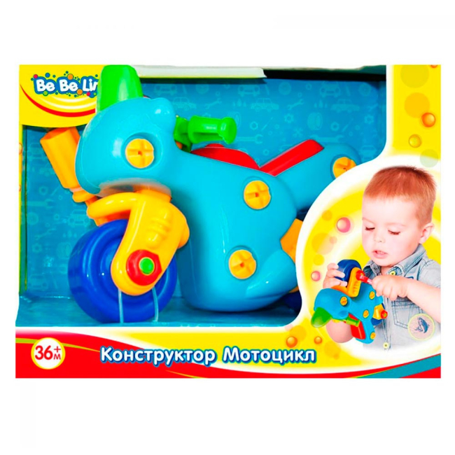 Конструкторы с уникальными деталями - Конструктор Мотоцикл BeBeLino (57082)#2