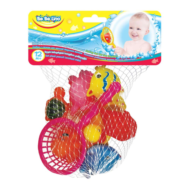 Іграшки для ванни - Набір іграшок  для ванни Bebelino Морські мешканці (57087)#2