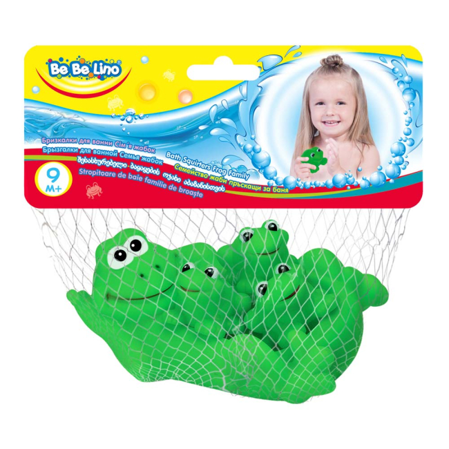Іграшки для ванни - Набір іграшок  для ванни Bebelino Сім'я жаб (57091)#2