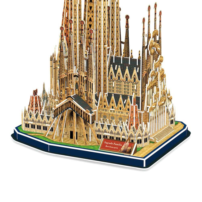 3D-пазлы - Трёхмерная головоломка-конструктор CubikFun Храм Святого Семейства (MC153h)#3