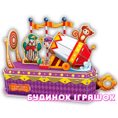 3D-пазли - Тривимірна головоломка-конструктор CubicFun Цирк. Клоун-трюкач (K1303h)#2