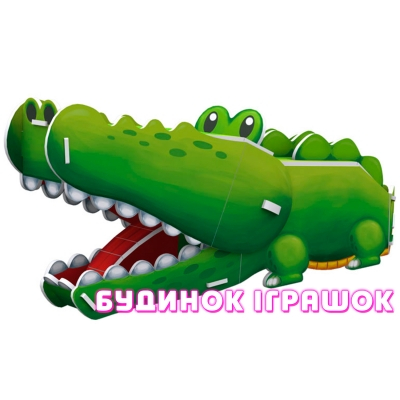 3D-пазлы - Трёхмерная головоломка-конструктор CubikFun Дикие животные. Крокодил (K1502h)#3