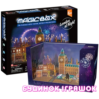 3D-пазлы - Трёхмерная головоломка-конструктор CubikFun Magic Box. Новый год в Лондоне (OM3606h)#2