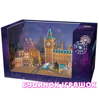3D-пазлы - Трёхмерная головоломка-конструктор CubikFun Magic Box. Новый год в Лондоне (OM3606h)#3