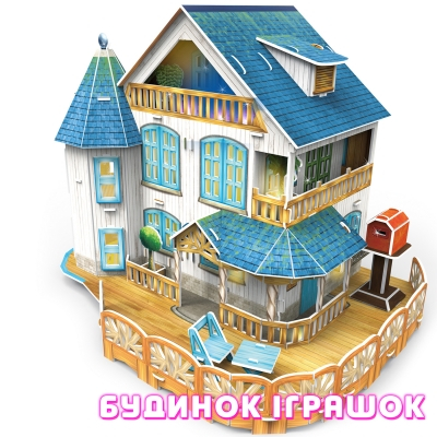3D-пазлы - Трёхмерная головоломка-конструктор CubikFun Загородная вилла (P635h)#2
