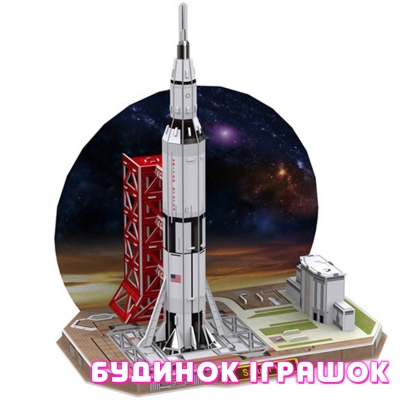 3D-пазлы - Трёхмерная головоломка-конструктор CubikFun Сатурн V (P653h)#2