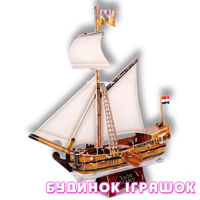 3D-пазлы - Трёхмерная головоломка-конструктор CubikFun Яхта Мери (T4010h)#3