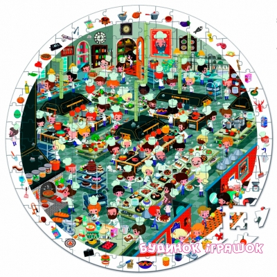 Пазлы - Пазл Janod в круглом чемоданчике Пожарник (J02793)#2