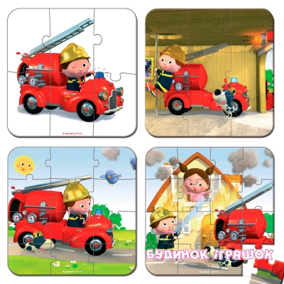 Пазли - Пазли у валізі Janod Лєо та трак 43 елементи (J02882)#2