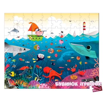 Пазли - Пазли у валізі Janod Підводний світ 100 елементів (J02947)#2