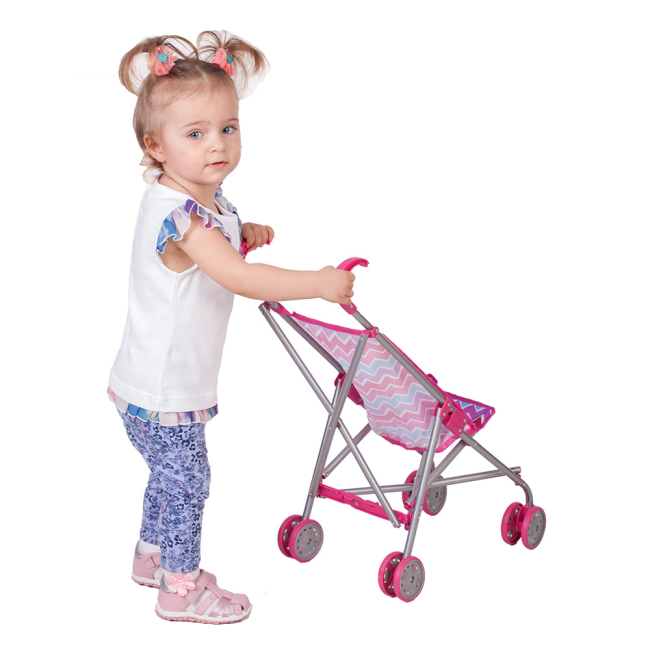 Транспорт и питомцы - Аксессуар Коляска-строллер Todsy Walky Розовая (2026008) (2026007)#3