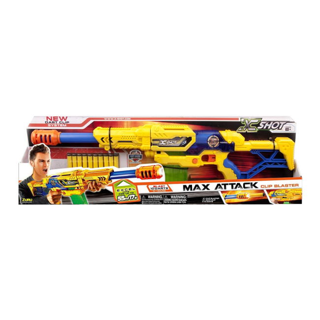 Помпова зброя - Бластер ZURU серії X- Shot Large Max Attack X-Shot (3694)#4