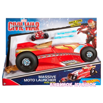 Транспорт и спецтехника - Пускатель для мотоцикла Hot Wheels серии Marvel в ассортименте (DMX70)#3